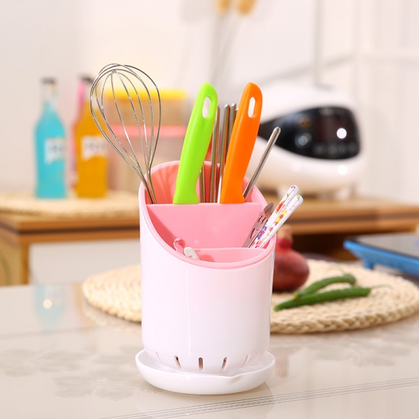 kitchen home drainer storage chopsticks fork spoon dryer organizer cutlery holder