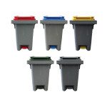plastichna kanta za selektiven otpad so pedala urban pro 07
