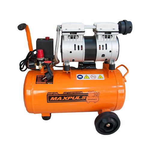 MaxPuls Воздушен компресор без масло 24L MP-SAC06 (9413) + 1 година гаранција