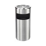 metalna czilindrichna kanta so pepelnik silver 01