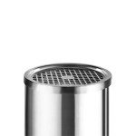 metalna czilindrichna kanta so pepelnik silver 03