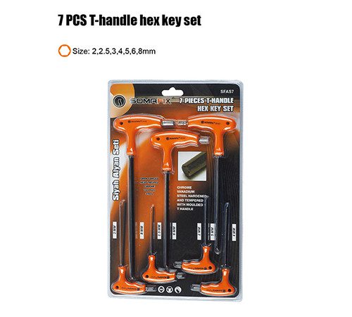 Somafix SFAS7 (2194) сет Т имбус клучеви 7 парчиња