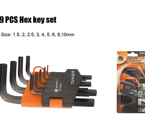 Somafix SFSA9A (2192) сет имбус клучеви 9 парчиња
