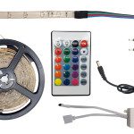5 метри RGB LED лента + далечински управувач