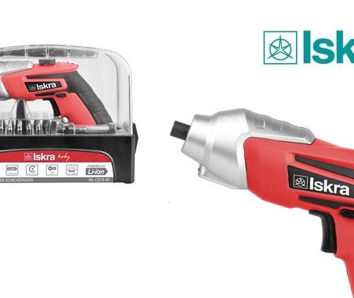 ISKRA Батериска штрафилица со додатоци ML-CS19-36 + 2 години гаранција