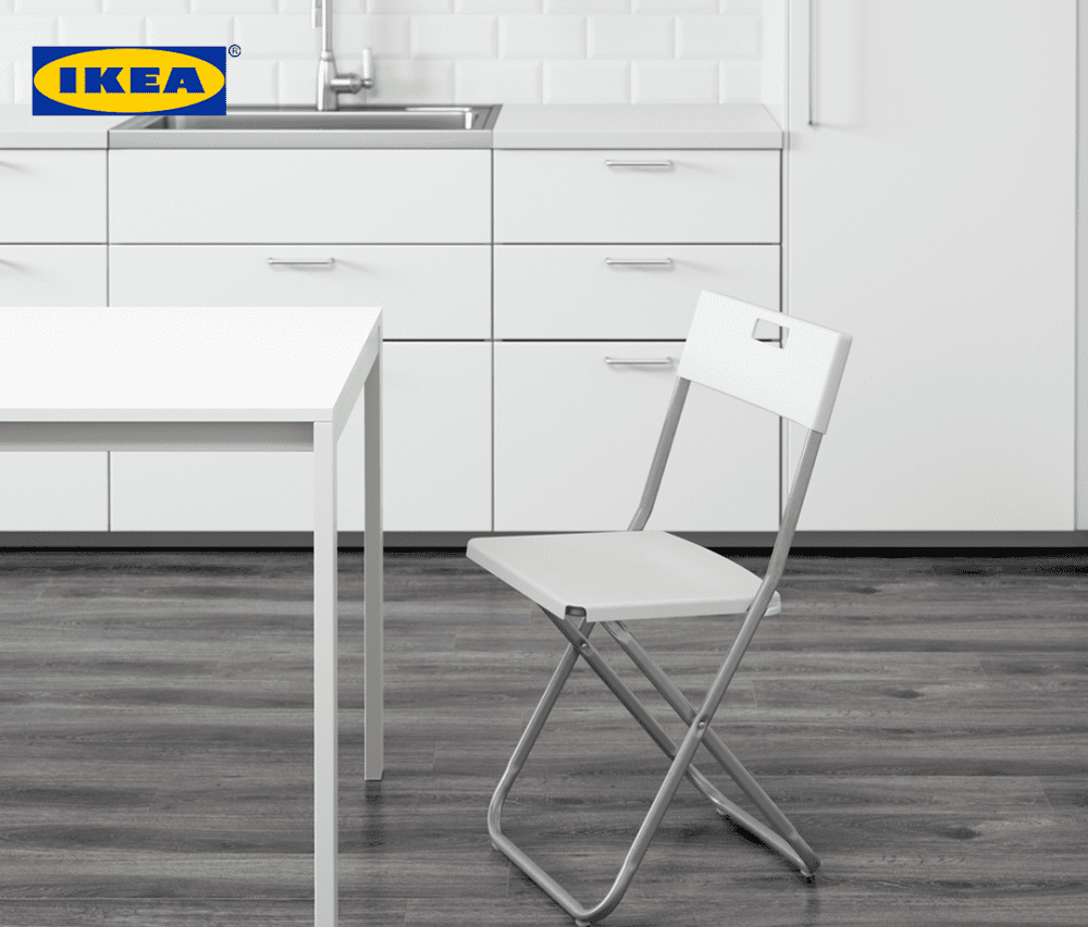 3 IKEA GUNDE Столица на преклоп