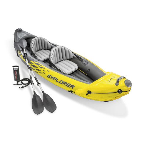 INTEX Explorer K2 Кајак со весла и пумпа 3.12m x 91cm x 51cm (68307)