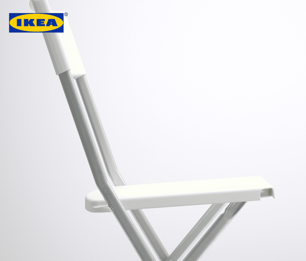 9 IKEA GUNDE Столица на преклоп