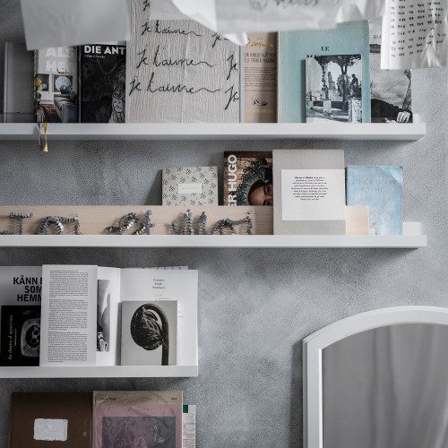 IKEA MOSSLANDA Полица 115cm бела