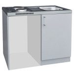 VIVAX Мини кујна со рингли и лавабо MK-0210XA SET + 3 години гаранција