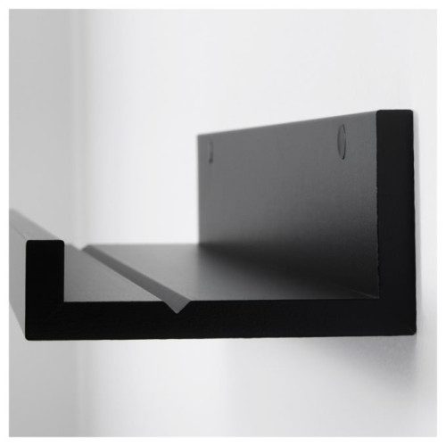 IKEA MOSSLANDA Полица 55cm црна