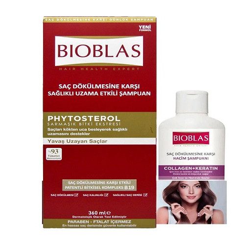 Bioblas Шампон Phytosterol + подарок Шампон Collagen + Keratin