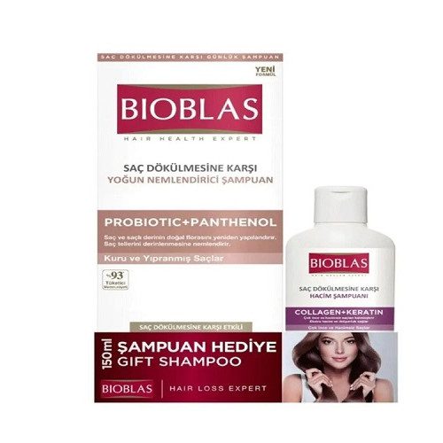 Bioblas Шампон Probiotic + Pantenol + подарок Шампон Collagen + Keratin