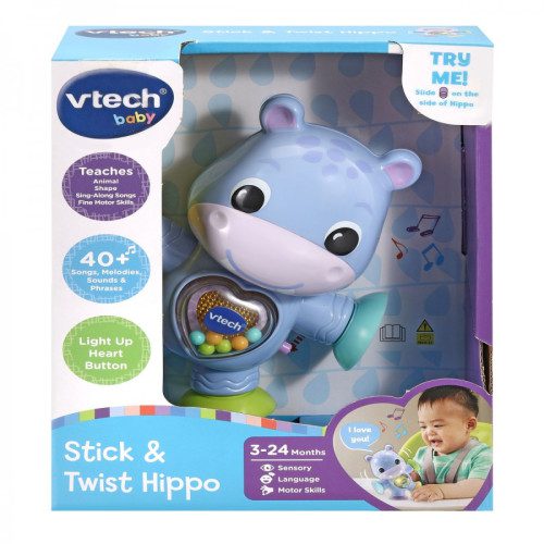 Vtech Играчка за на хранилка Hippo Stick & Twist
