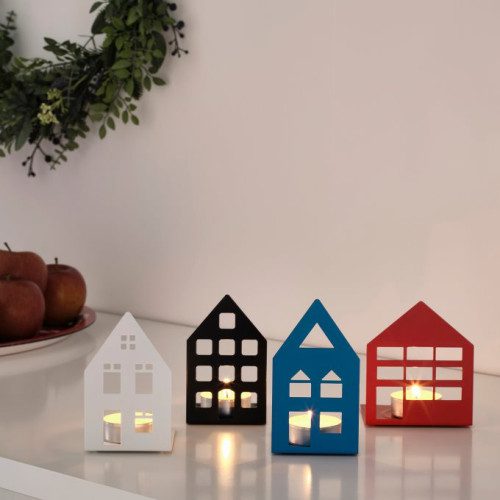 IKEA VINTERFEST Сет од 4 свеќници