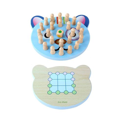 Друштвена детска игра Two in one Memory Chess