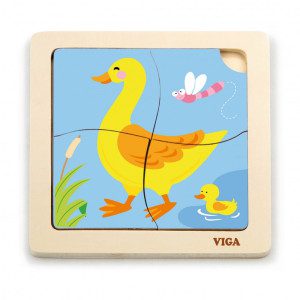 viga drvena igrachka slozhuvalka patka 1