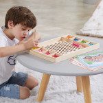 viga drvena igrachka tabla so monistri 10