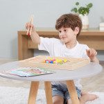 viga drvena igrachka tabla so monistri 12
