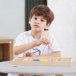 viga drvena igrachka tabla so monistri 9