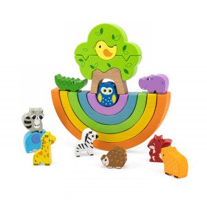 VIGA Дрвена играчка виножито фигури за балансирање