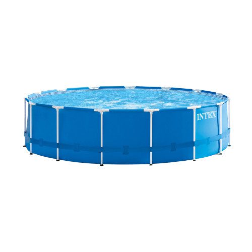 INTEX Metal Frame Set Базен 4.57m x 1.22m со филтер пумпа и скали (28242)