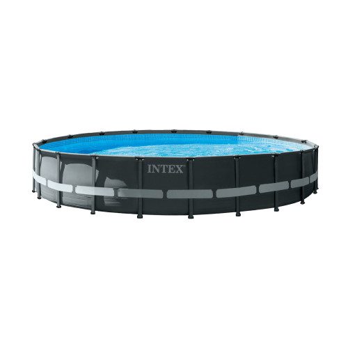 INTEX Ultra XTR Frame Базен 6.1m x 1.22m со филтер пумпа и скали (26334)
