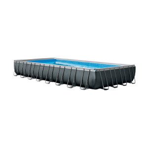 INTEX Ultra XTR Rectangular Базен 9.75m x 4.88 x 1.32m со филтер пумпа и скали (26374)