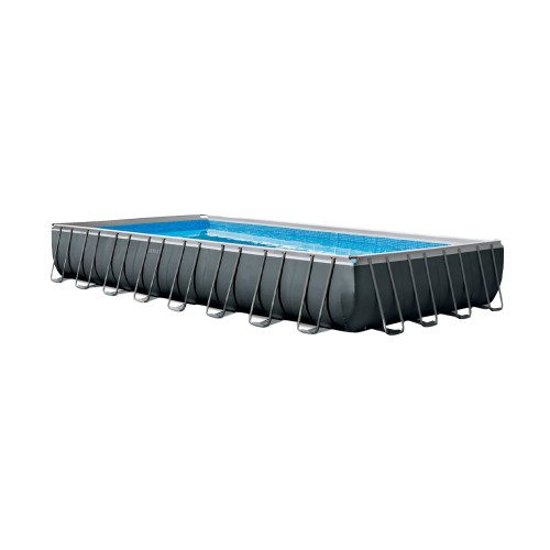 INTEX Ultra XTR Rectangular Базен 9.75m x 4.88 x 1.32m со филтер пумпа и скали (26374)