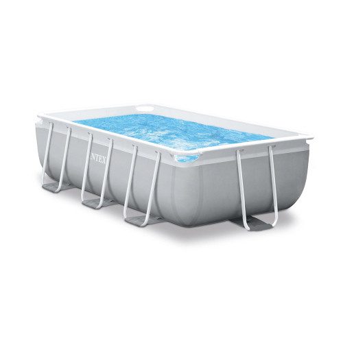 INTEX Prism Frame Premium Rectangular Базен 3m x 1.75m x 80cm со филтер пумпа и скали (26784)