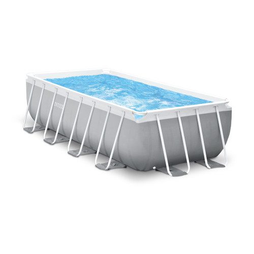 INTEX Prism Frame Premium Rectangular Базен 4.88m x 2.44m x 1.07m со филтер пумпа и скали (26792)