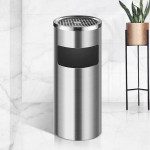 metalna czilindrichna kanta so pepelnik silver 04